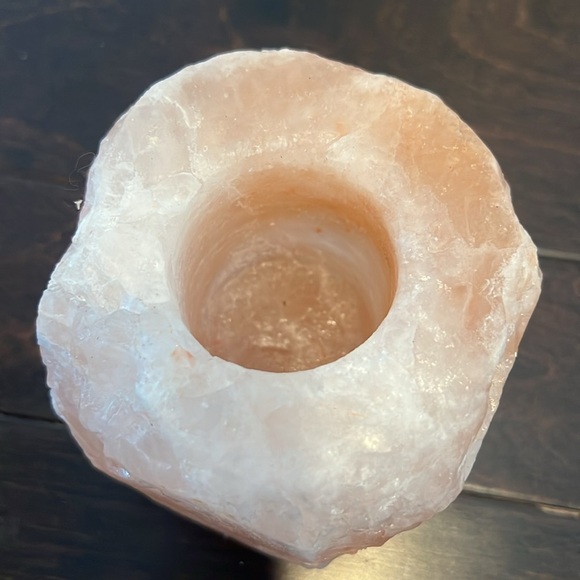 Himalayan salt rock votive holder - Picture 4 of 7